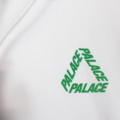 Palace Flocka P3 Logo Print Hoodie Large