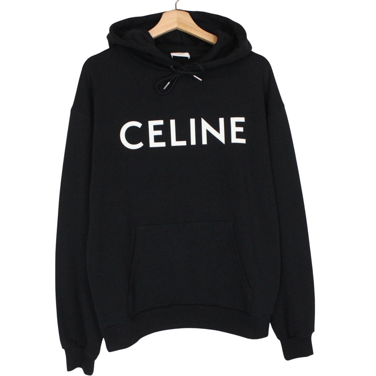 Celine Logo Print Hoodie Small