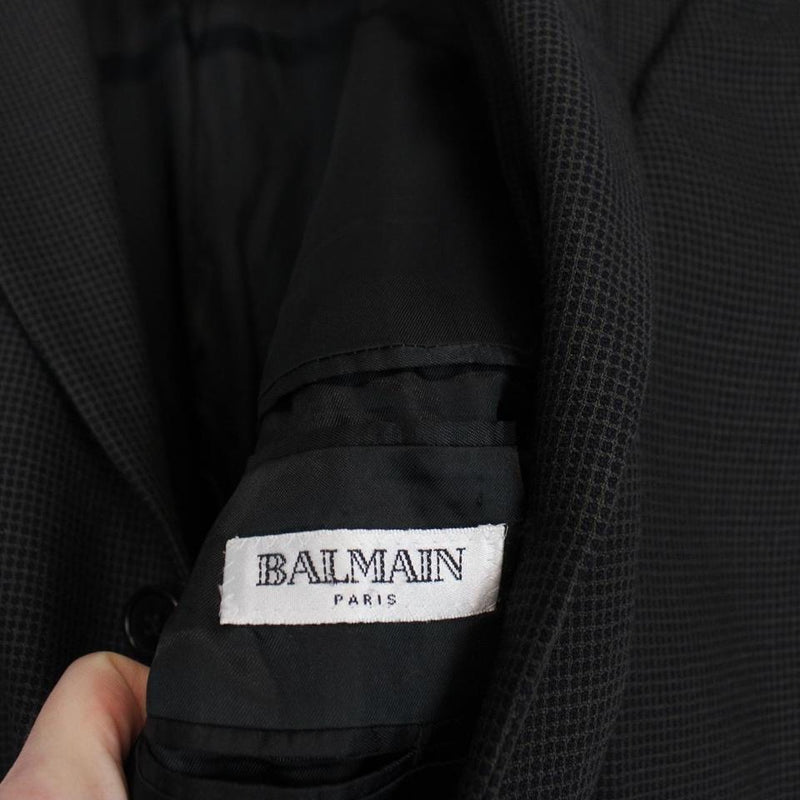 Vintage Balmain Paris Wool Blazer XL