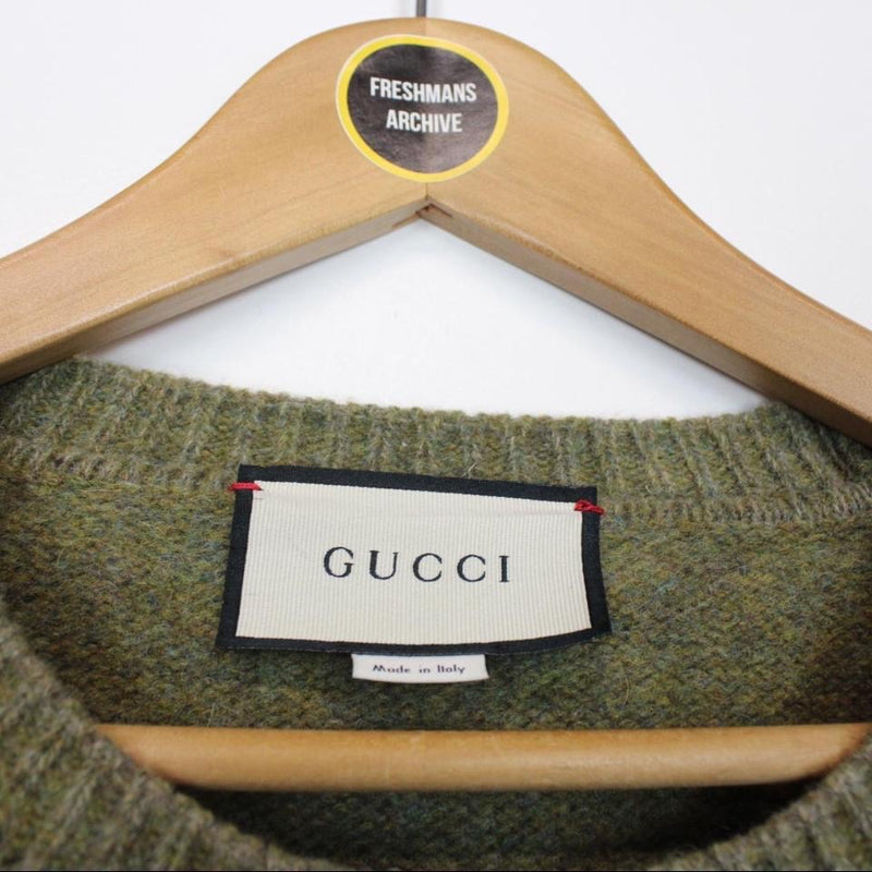 Gucci Distressed Wool Jumper Medium