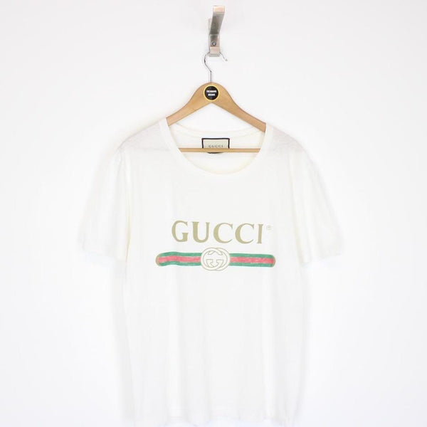 Gucci White Washed T-Shirt XS