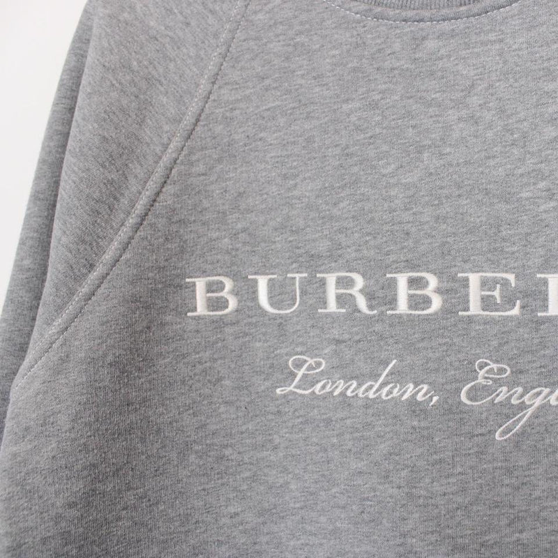 Burberry Embroidered Logo Sweatshirt XS