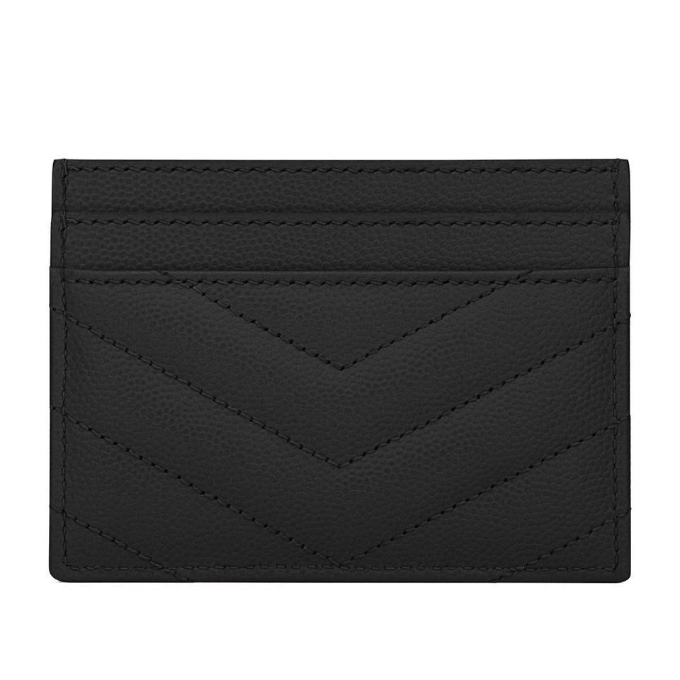 Saint Laurent Matelasse Leather Card Holder