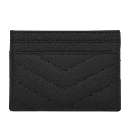 Saint Laurent Matelasse Leather Card Holder