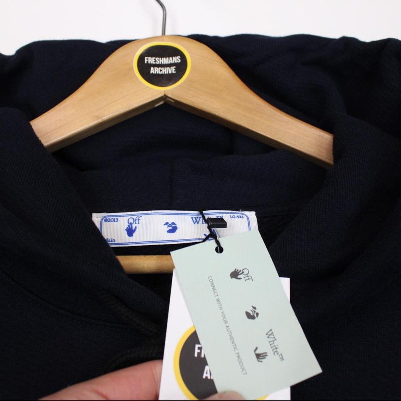 Off white hoodie sales tag