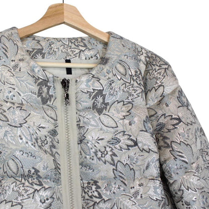 Moncler Aurone Brocade Down Jacket Medium