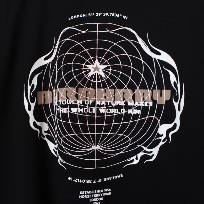 Burberry Globe Logo T-Shirt Small
