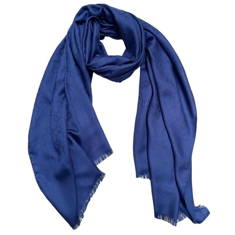 Gucci Silk Wool Shawl Scarf