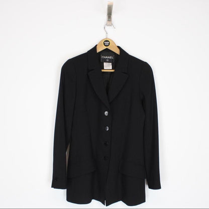 Vintage Chanel 1998 Fall Wool Blazer Medium