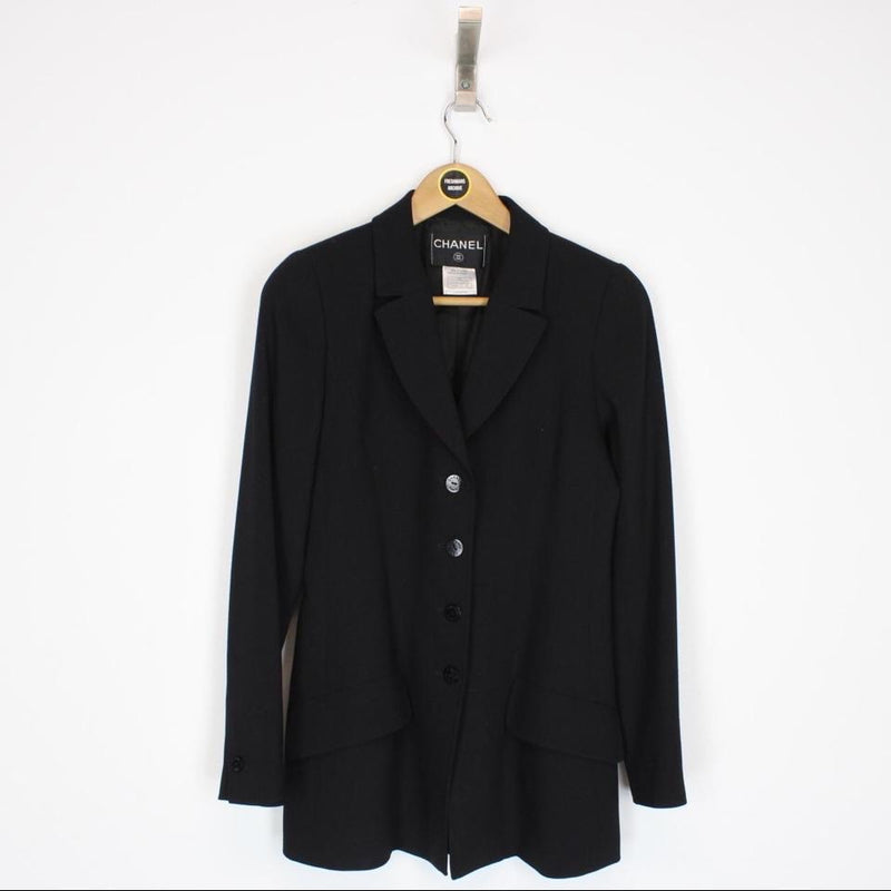 Vintage Chanel 1998 Fall Wool Blazer Medium