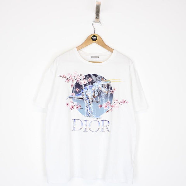 Dior x Sorayama Dinosaur Print T-Shirt XL