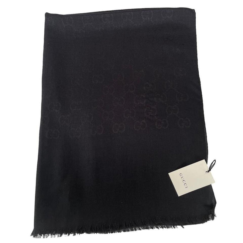 Gucci Silk Wool Shawl Scarf