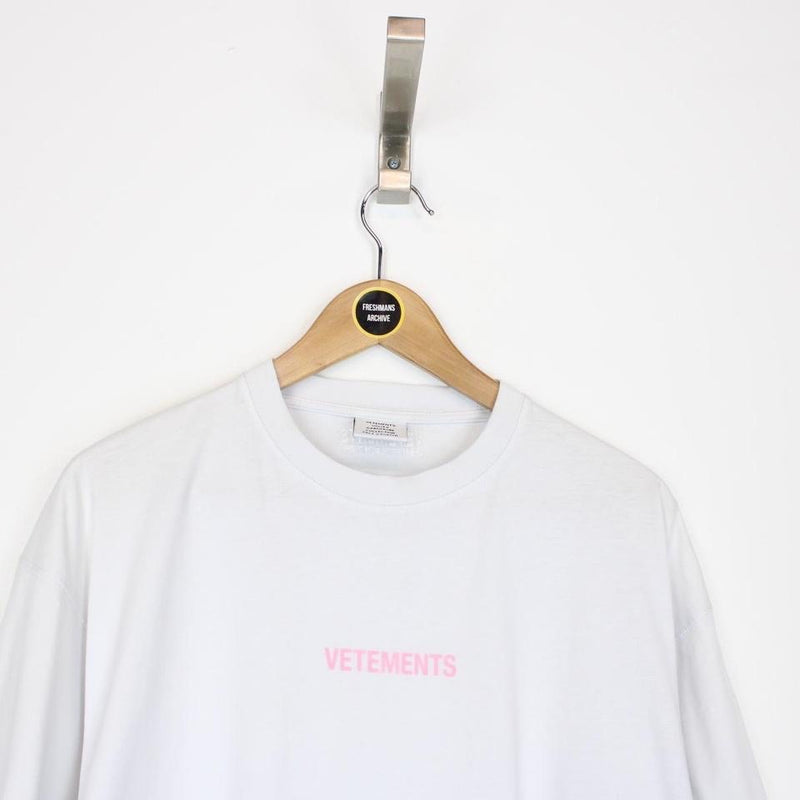 Vetements Limited Edition Logo T-Shirt Small