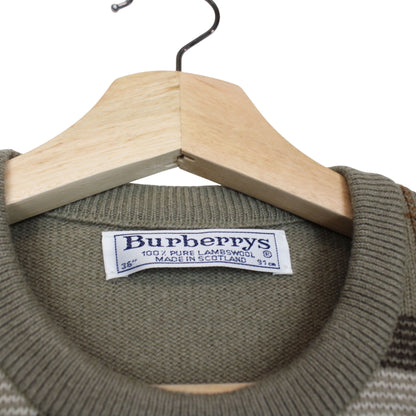 Vintage Burberry Lambswool Jumper Small