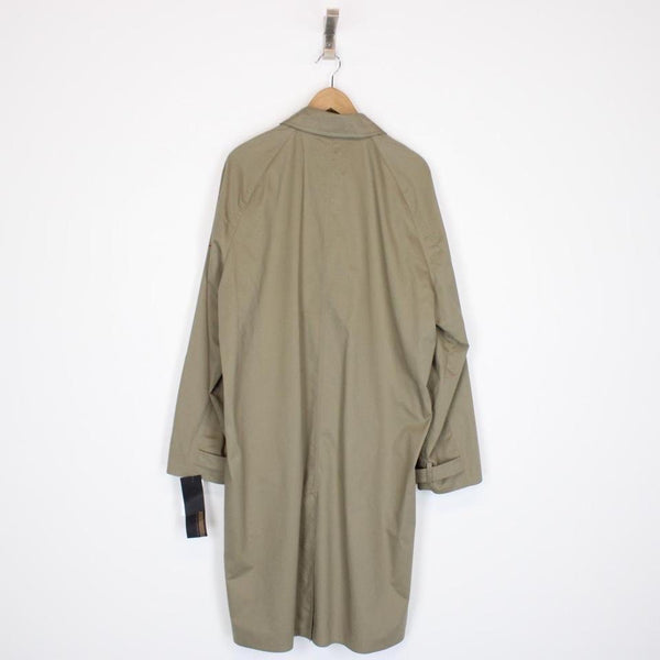 Valentino Logo Print Trench Coat Medium