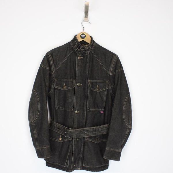 Vintage Belstaff Black Prince Denim Jacket Small