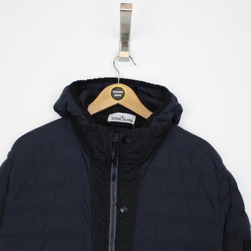 Stone Island SS 2019 Loom Woven Down Chambers Stretch Jacket Large
