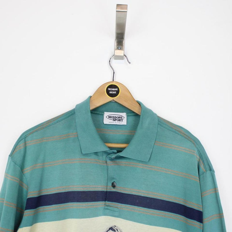 Vintage Missoni Sport Polo Shirt Medium