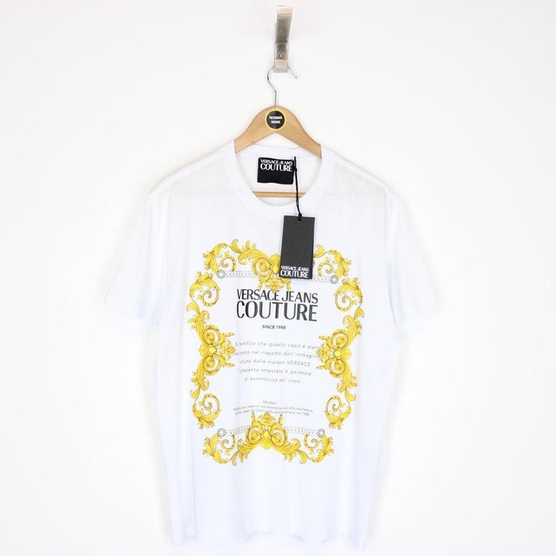 Versace Jeans Couture Baroque Logo T-Shirt Large
