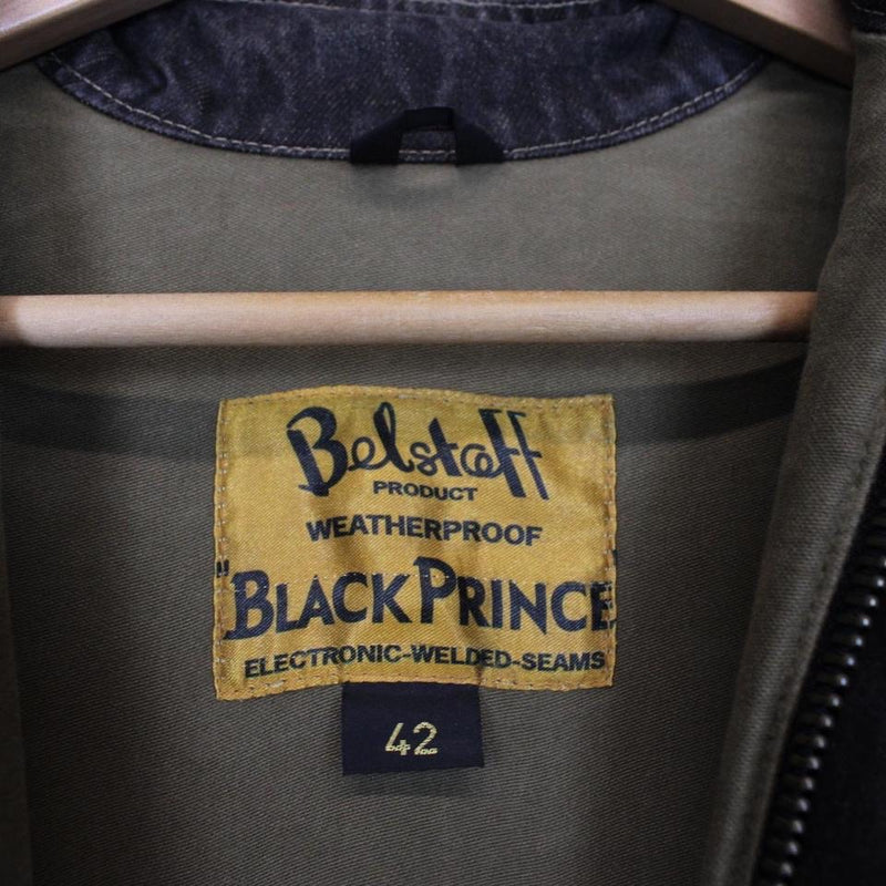 Vintage Belstaff Black Prince Denim Jacket Small Freshmans Archive