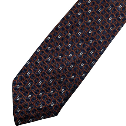 Fendi Monogram Silk Tie