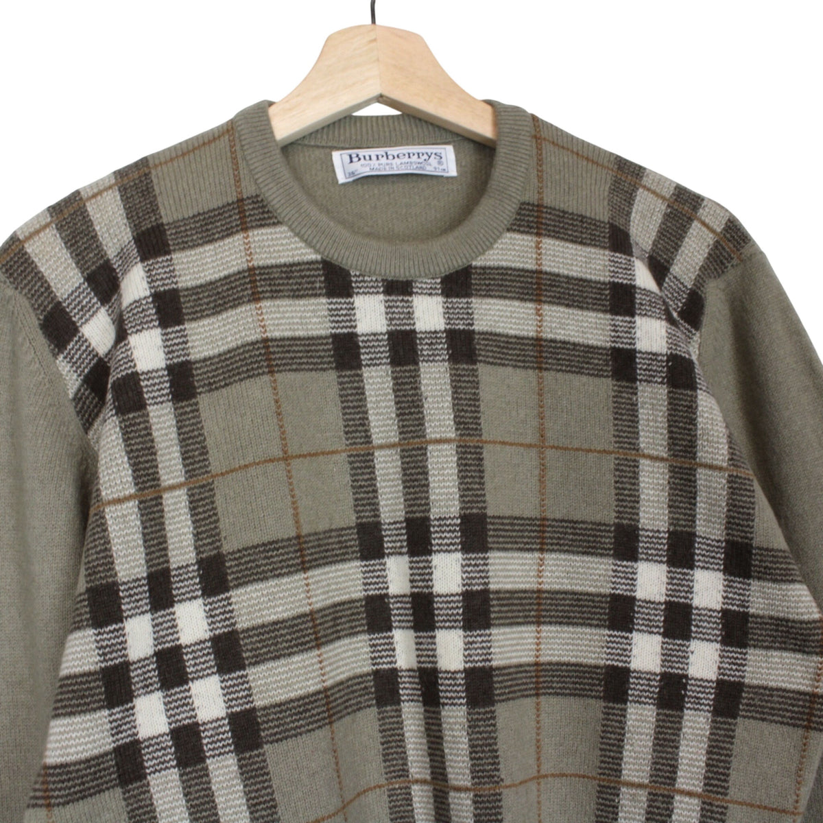 Vintage Burberry Lambswool Jumper Small