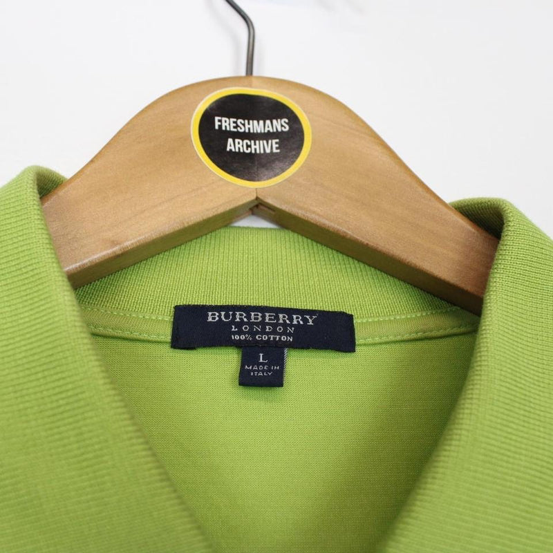 Vintage Burberry London Polo Shirt Large