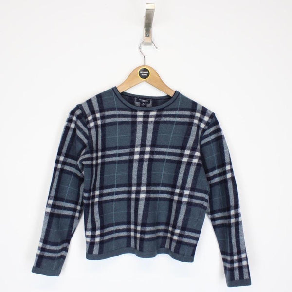 Vintage Burberry London Wool Jumper UK4