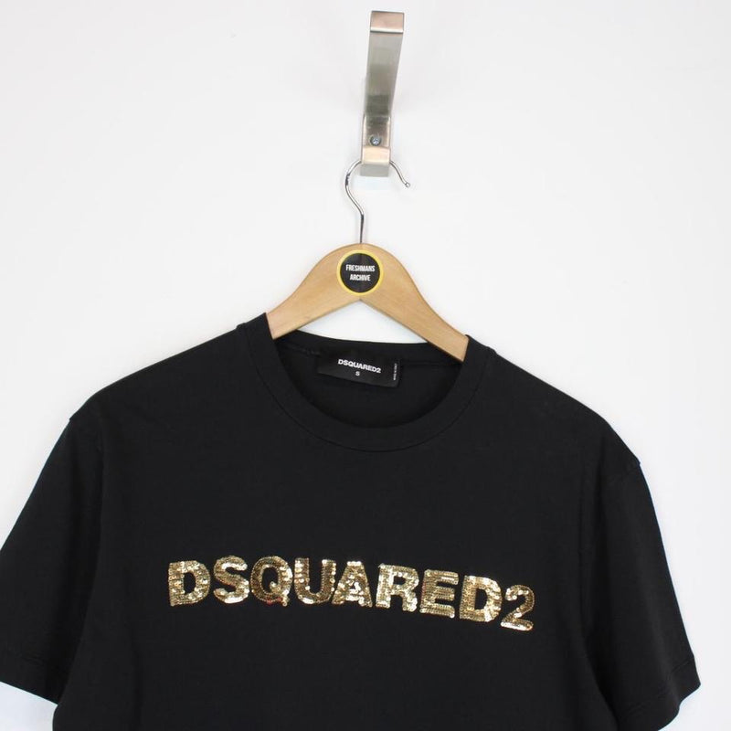 Dsquared2 Sequinned T-Shirt Small