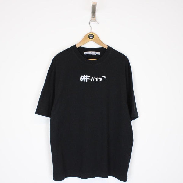 Off White Spray Helvetica Skate T-Shirt Medium