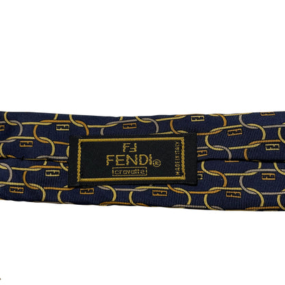 Fendi Monogram Silk Tie