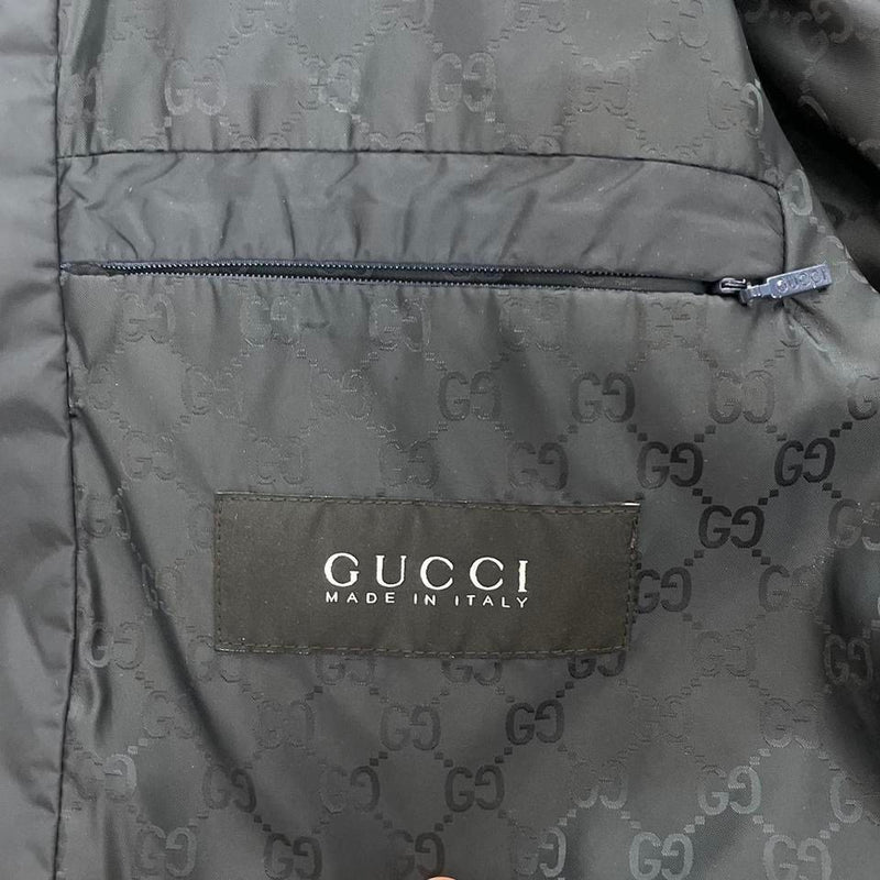Gucci 2010 Monogram Lined Jacket Medium