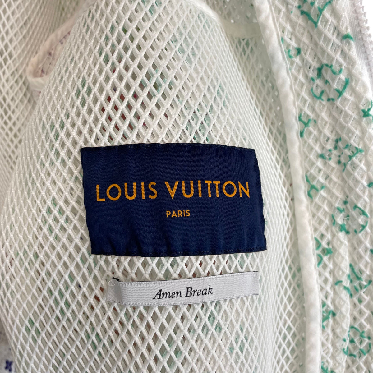 Louis Vuitton Amen Break Gradient Mesh Jacket Large