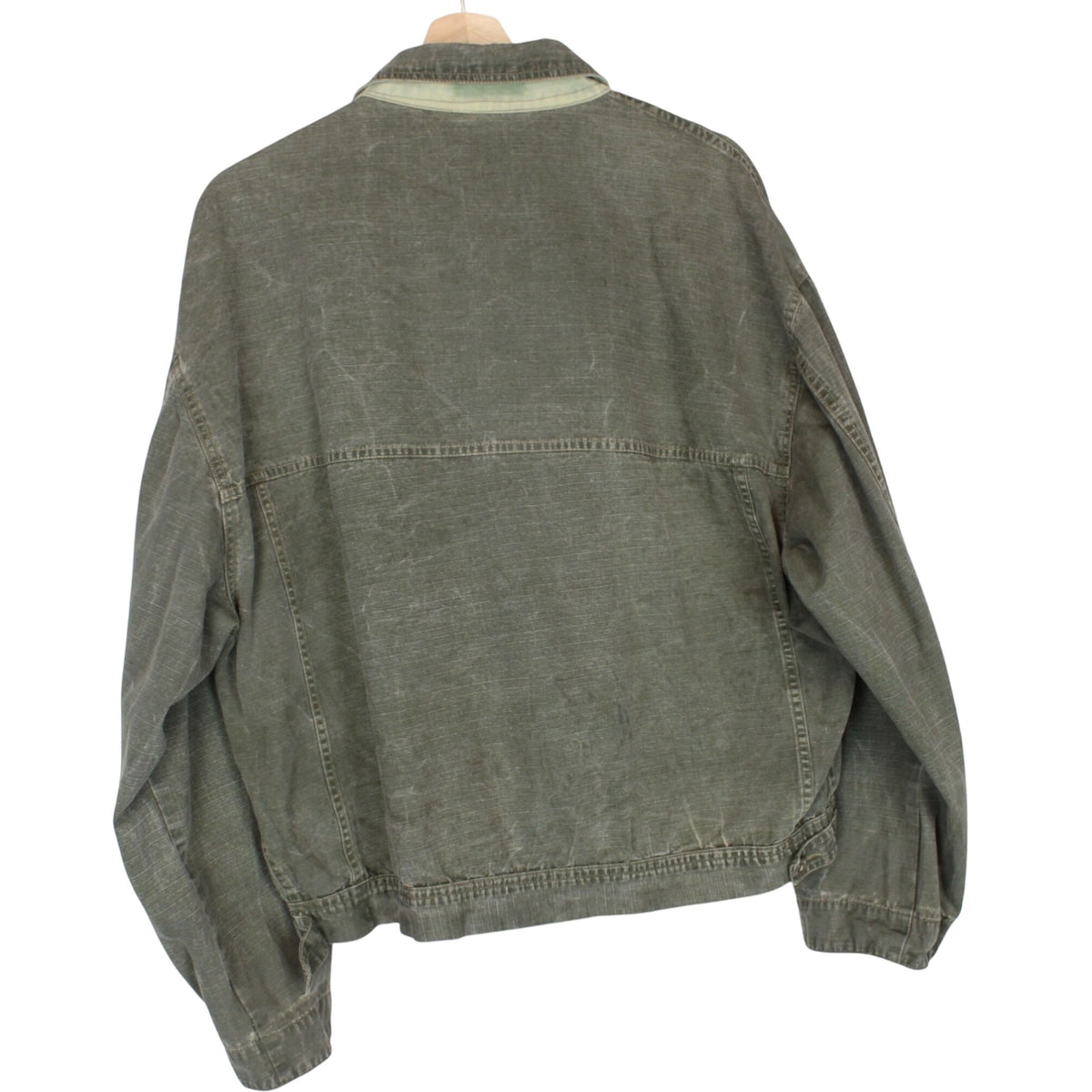 Vintage 1987 Stone Island Denim Ripstop Jacket Medium