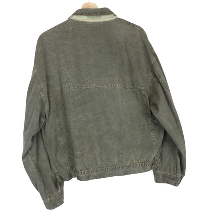 Vintage 1987 Stone Island Denim Ripstop Jacket Medium