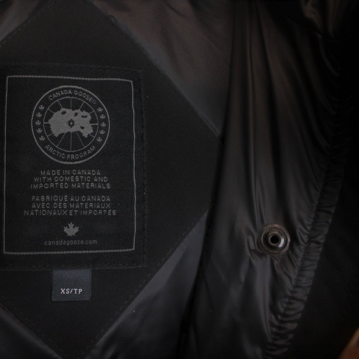 Canada Goose Shelburne Parka Black Label Down Coat XS
