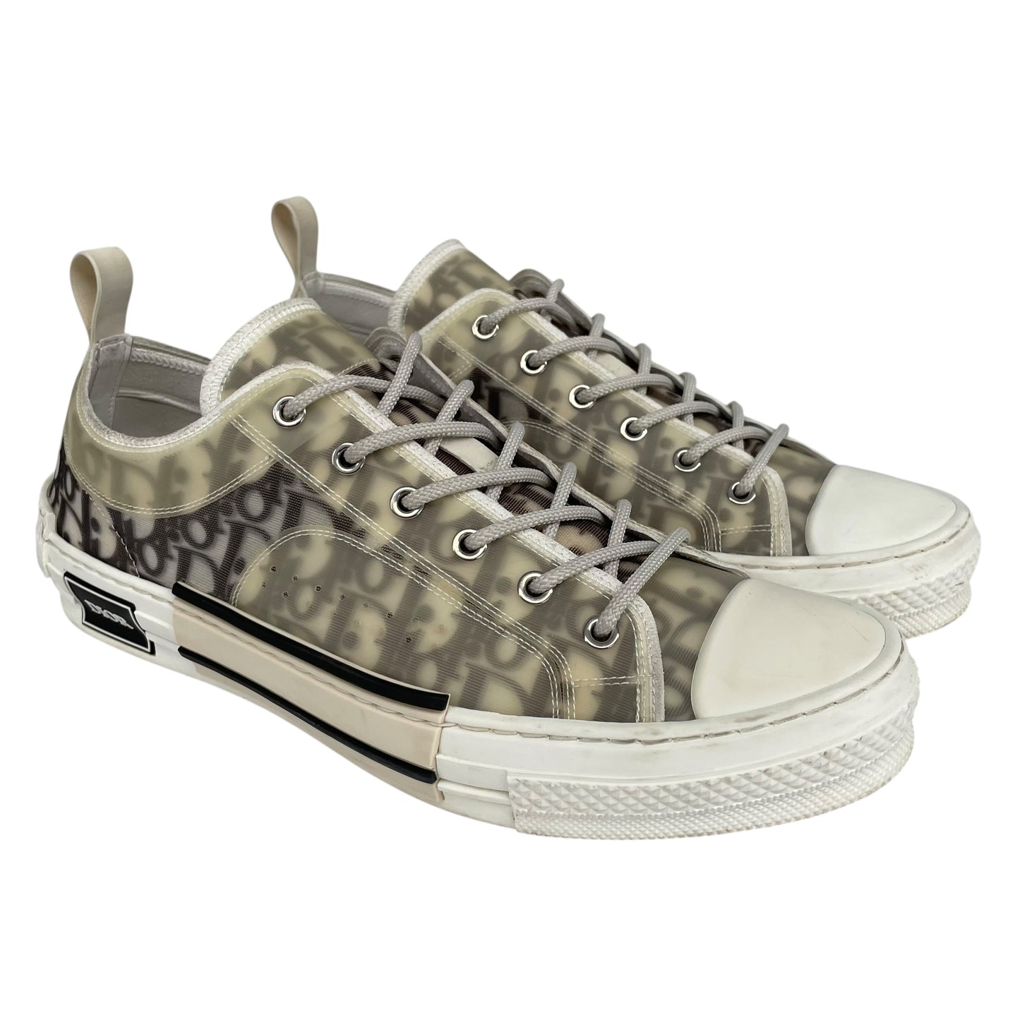 Dior B23 Oblique Monogram Canvas Low Trainers UK 10.5