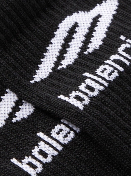 Balenciaga Logo Jacquard 3B Socks