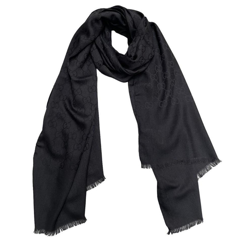 Gucci Silk Wool Shawl Scarf