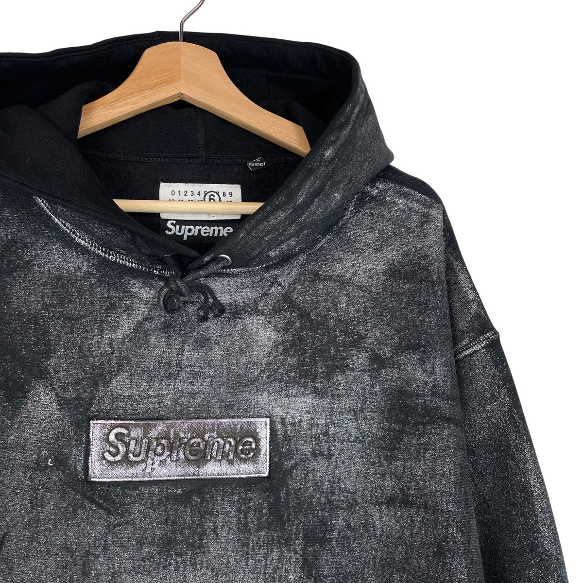 Supreme x Maison Margiela Box Logo Hoodie Large