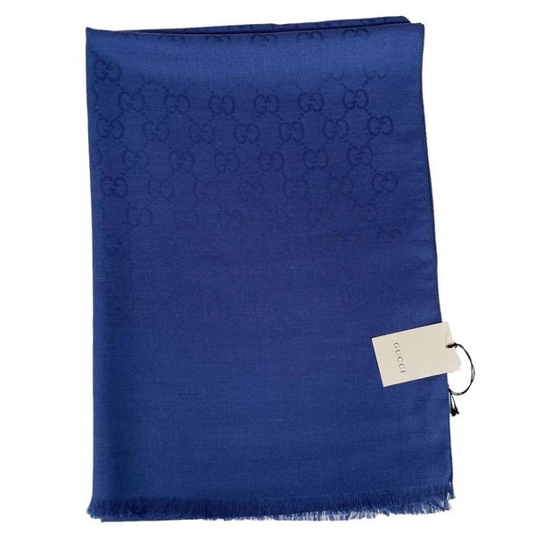 Gucci Silk Wool Shawl Scarf