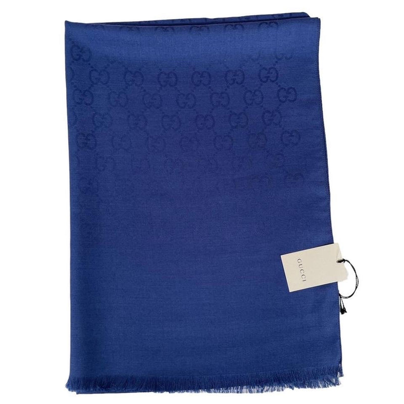 Gucci Silk Wool Shawl Scarf