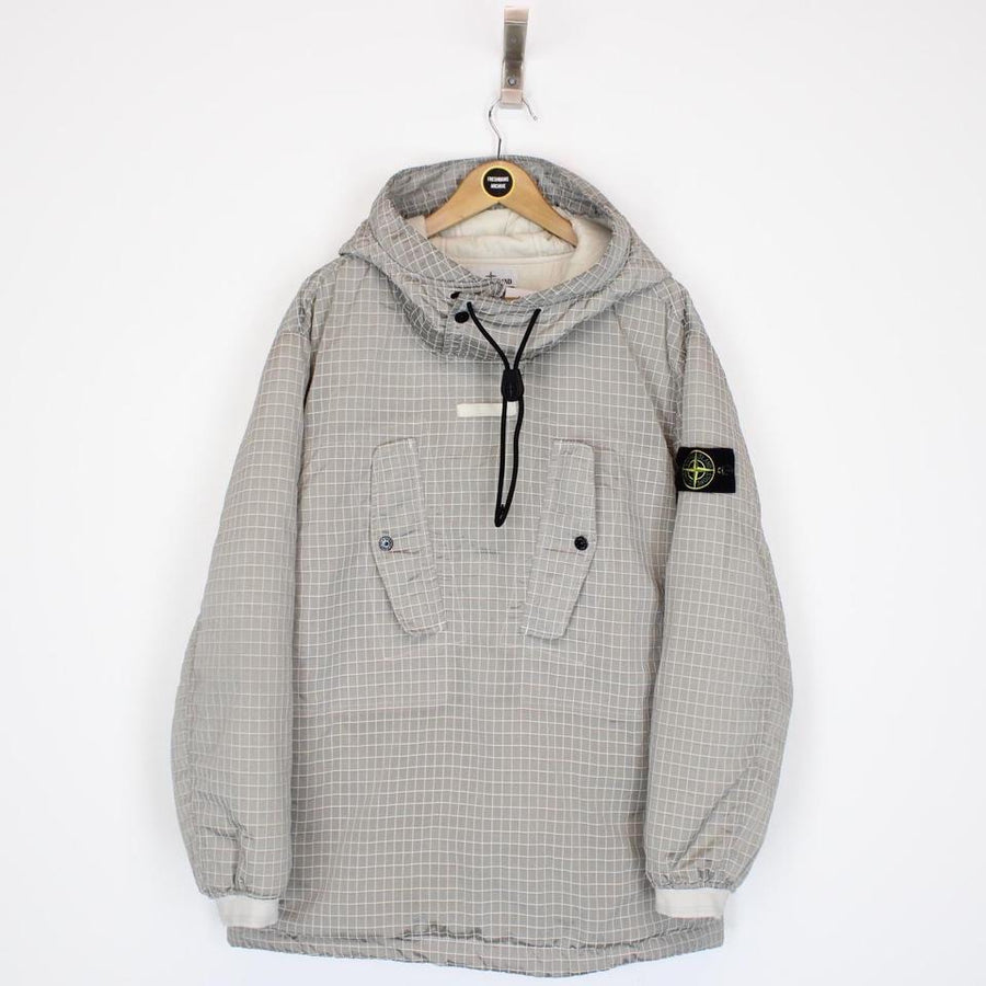 Stone Island AW 2023 Macro Ripstop Nylon Metal Pullover Jacket 