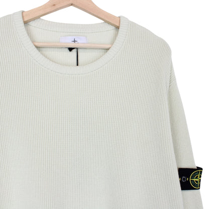 Stone Island Organic Cotton Waffle Knit Jumper