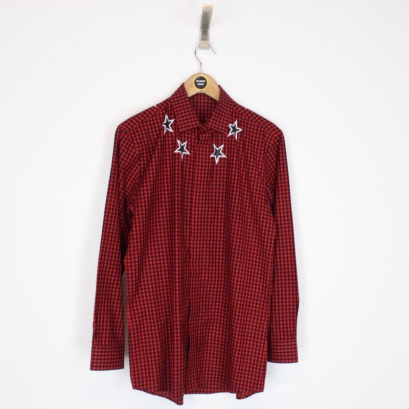 Givenchy Paris Star Tartan Shirt Medium