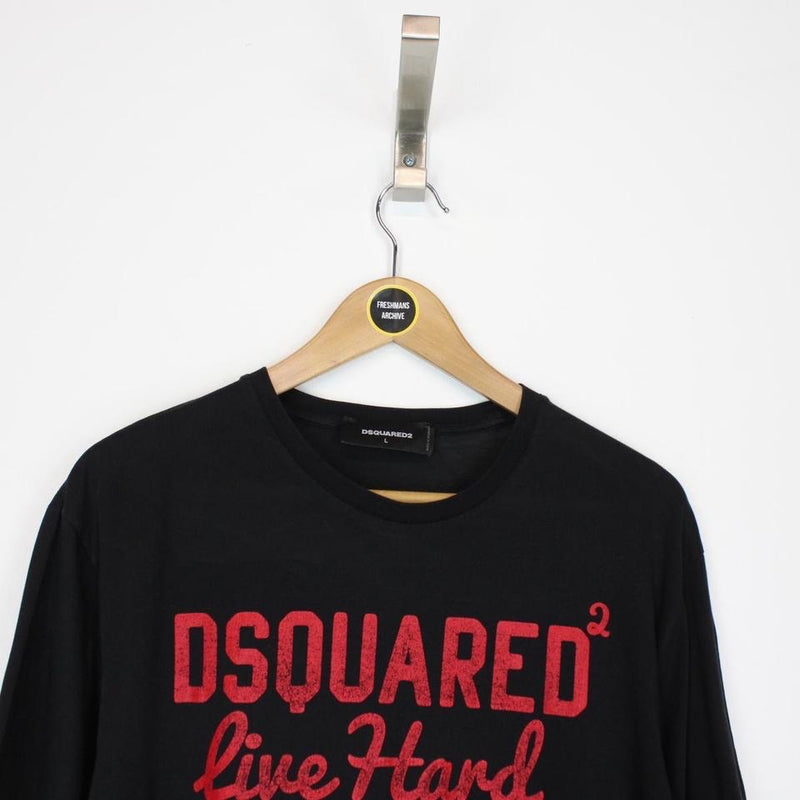 Dsquared2 Live Hard T-Shirt Large