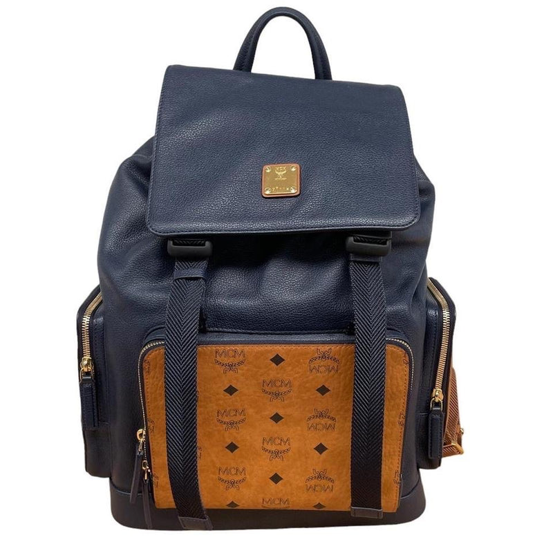 MCM Brandenburg Leather Backpack