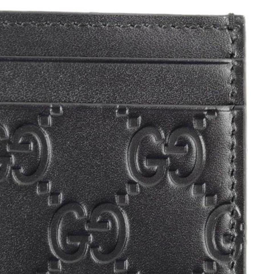 Gucci Guccissima Monogram Leather Card Holder