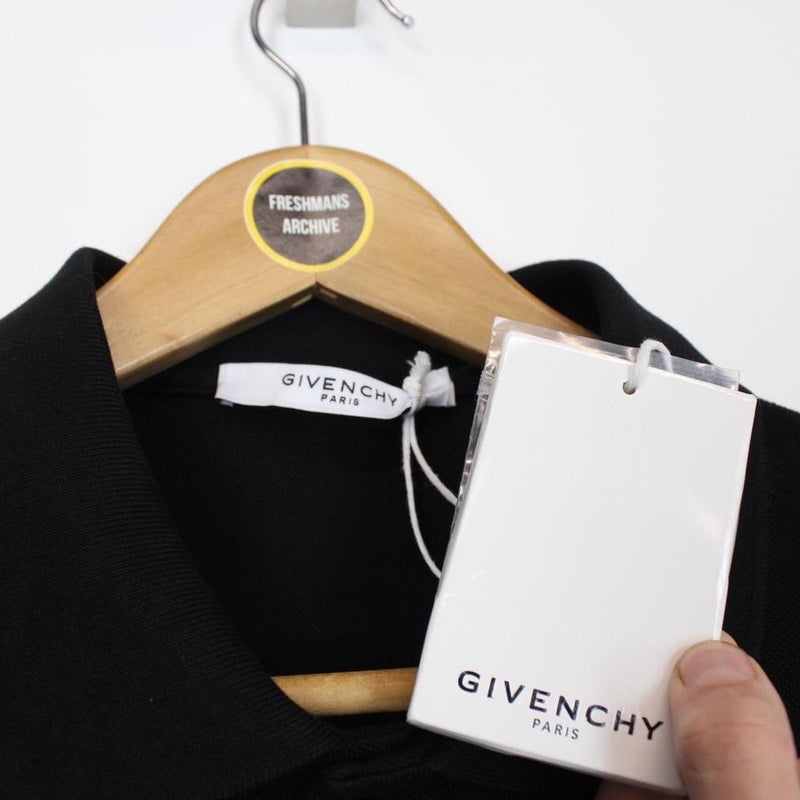 Givenchy Paris Patch Logo Polo Shirt Small