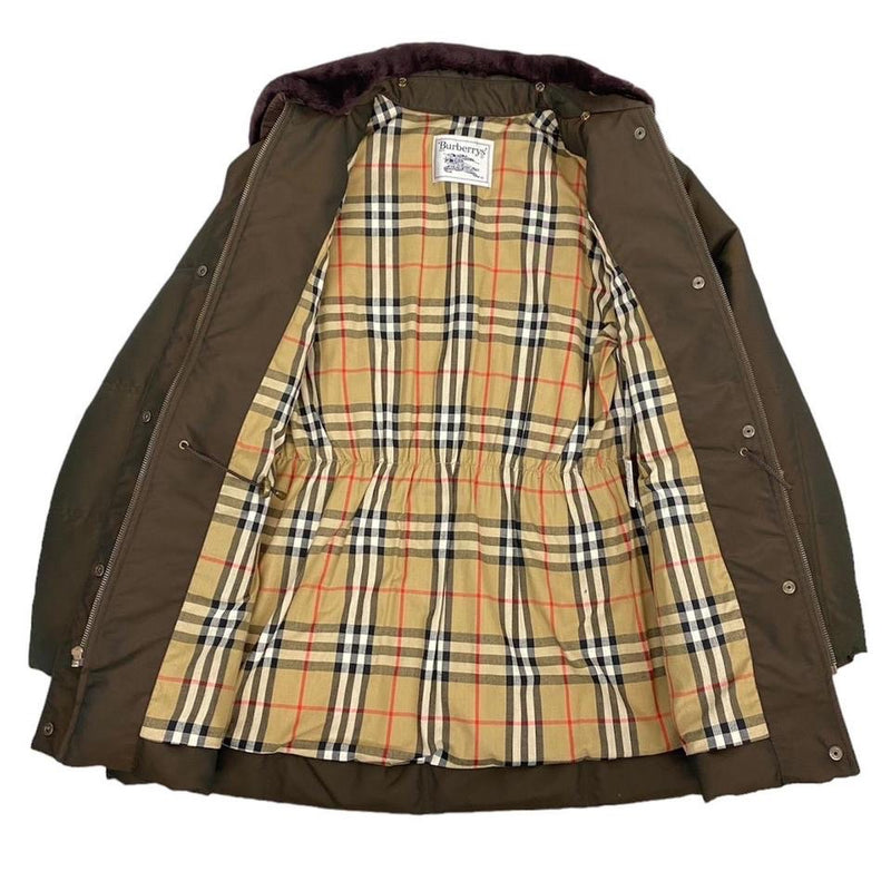 Vintage Burberry Quilted Coat Medium